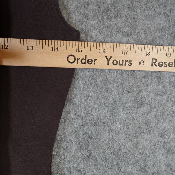 Reformation Dress Womens Small Nataly Mini Boat Neck Brown Knit Bodycon - Picture 9 of 11